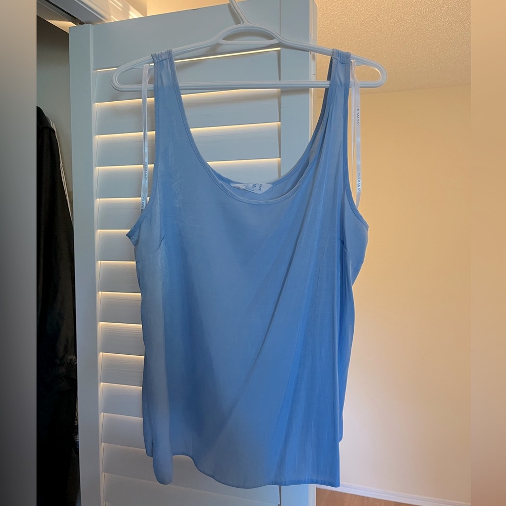 NWOT Primark powder blue tank size 12